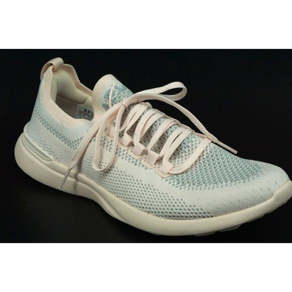 APL Techloom Breeze Knit Training Pink Low Top Sneaker SZ 38 $258 Womens mesh